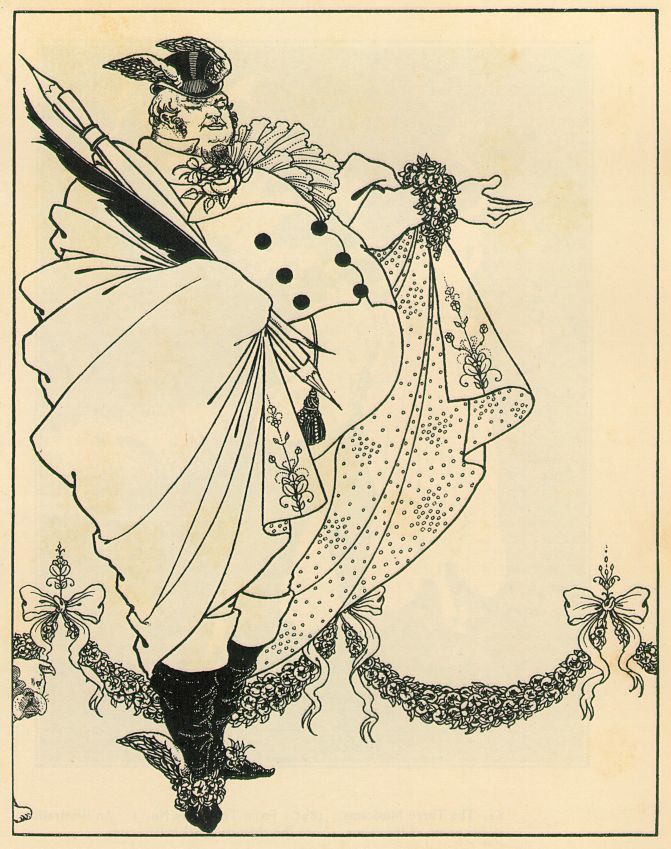 Page preceding contents list (1895) – Aubrey Beardsley Tablo