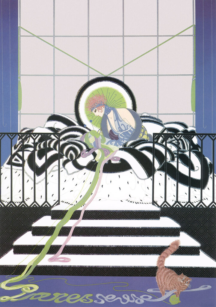 Paresseuse – Erté Tablo