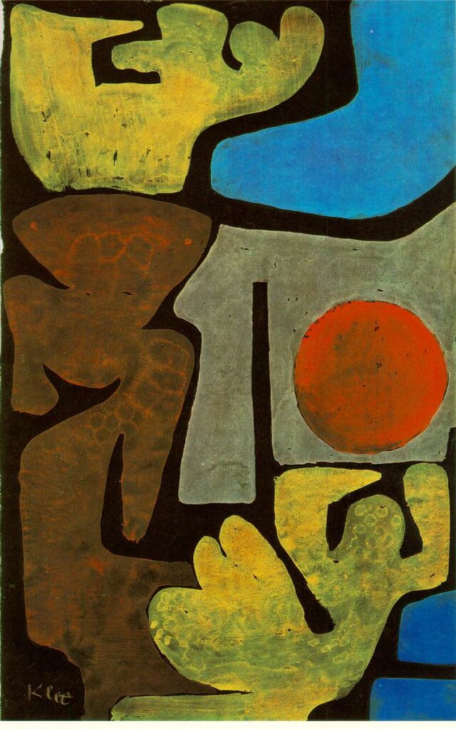 Park of idols (1938) - Paul Klee Tablo