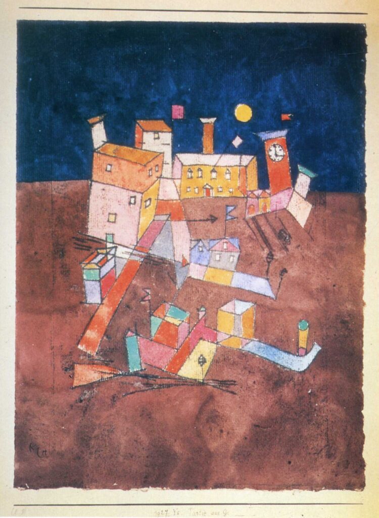 Part of G (1927) – Paul Klee Tablo