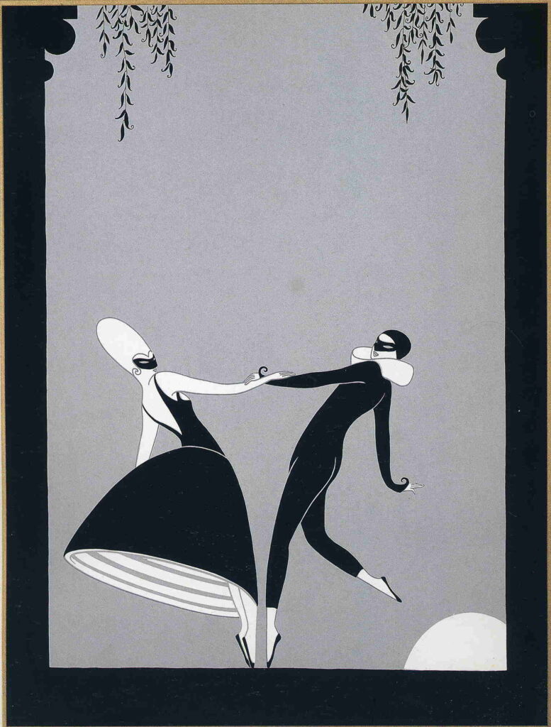 Pas de Deux - Erté Tablo
