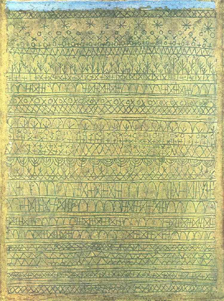 Pastoral (Rhythms) (1927) – Paul Klee Tablo