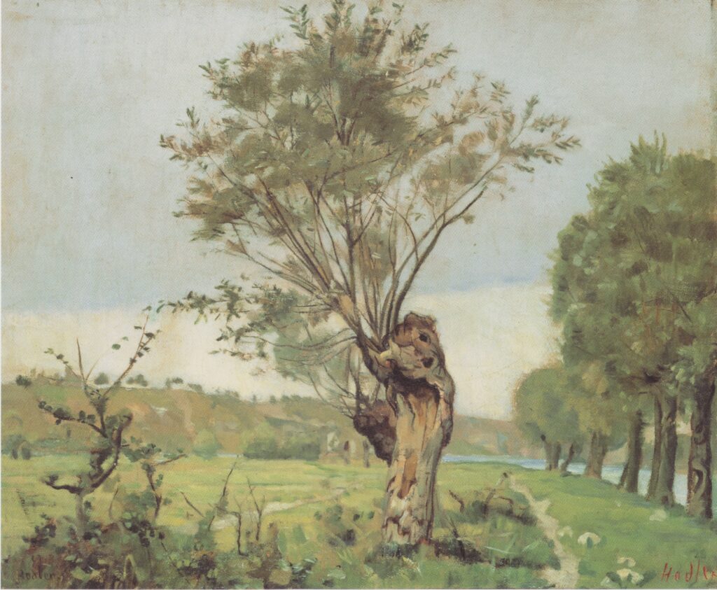 Pastures at the Jonction at Geneva (1878) - Ferdinand Hodler Tablo