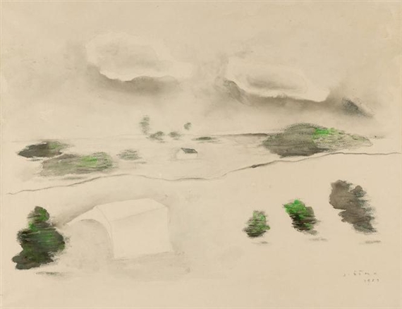 Paysage (1953) – Josef Šíma Tablo