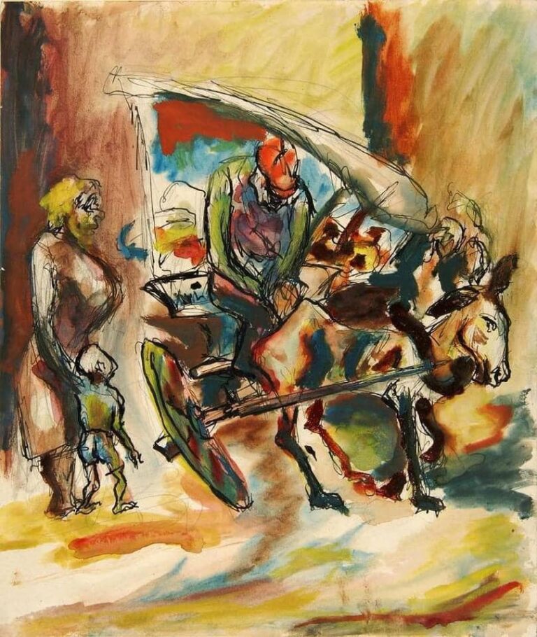 Peddler (1930) – Jackson Pollock Tablo