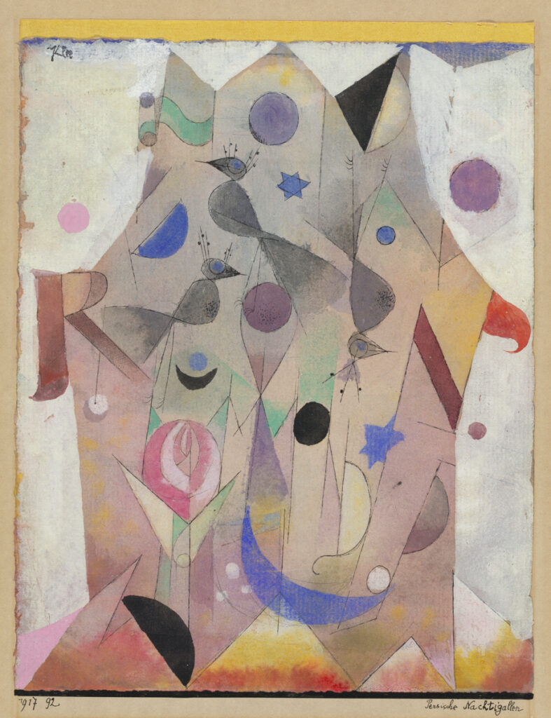 Persian Nightingales (1917) – Paul Klee Tablo