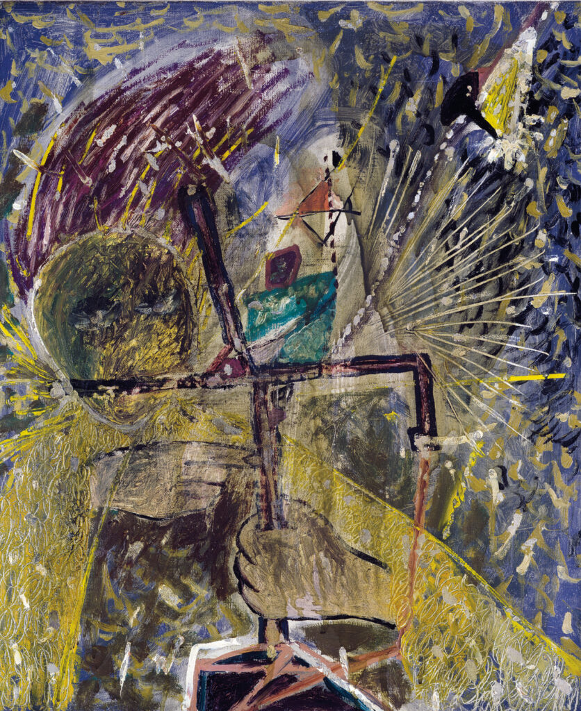 Personage (1947) - Antoni Tàpies Tablo