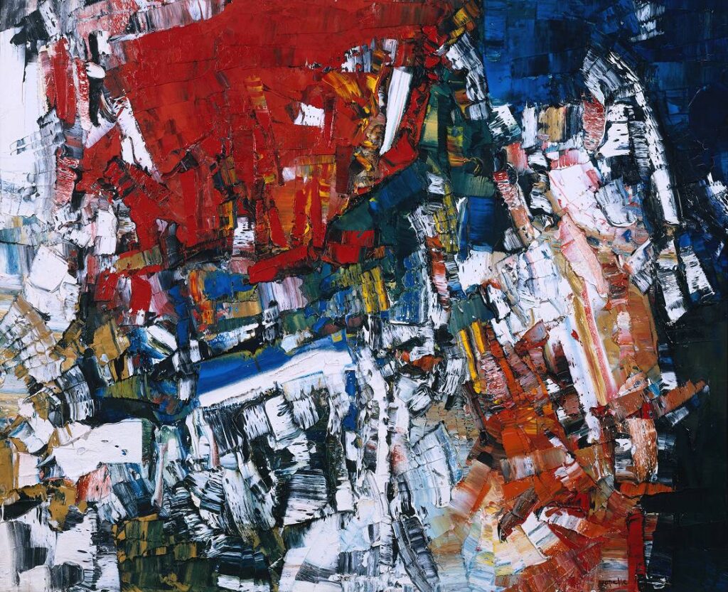 Perspectives (1956) - Jean-Paul Riopelle Tablo