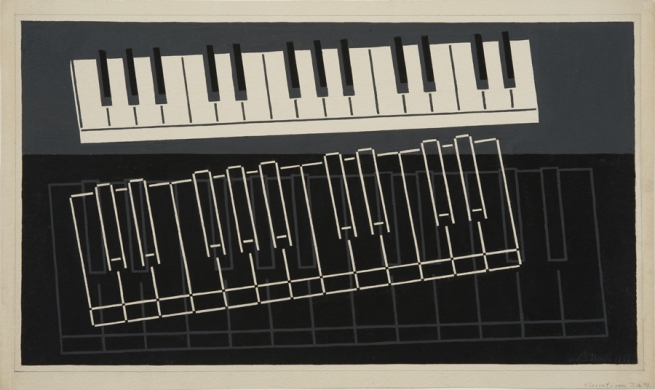 Piano Keys (1932) – Josef Albers Tablo