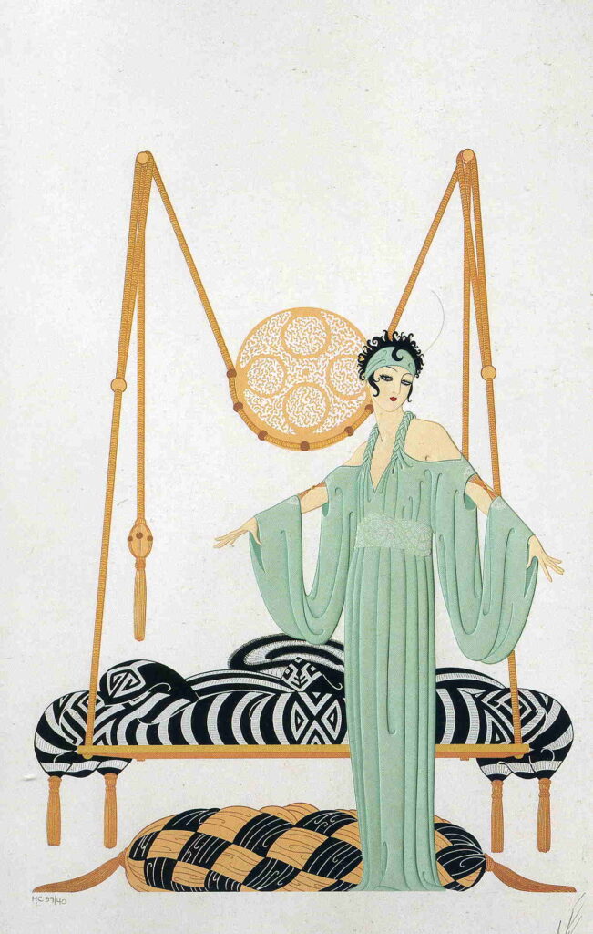 Pillow Swing - Erté Tablo