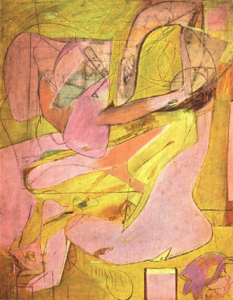 Pink Angels (1945) – Willem de Kooning Tablo