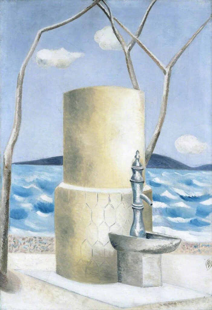Plage (1928) - Paul Nash Tablo
