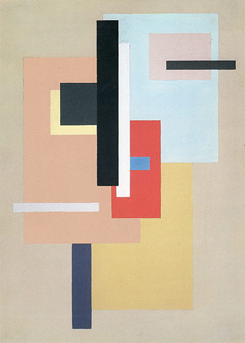 Planar Tension with Red (1926) – Willi Baumeister Tablo