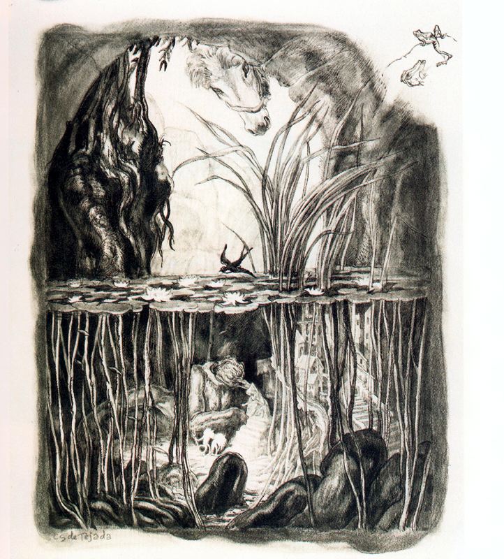 Platero. Well. – Carlos Sáenz de Tejada Tablo