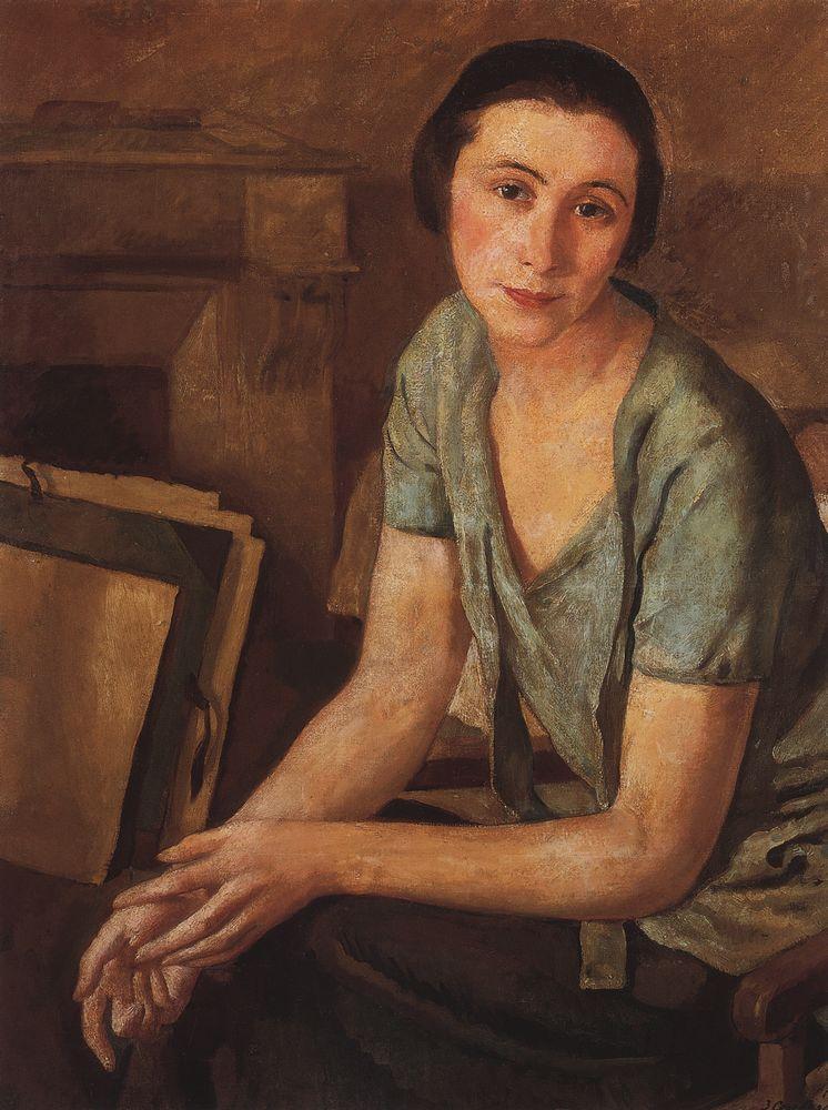 Portrait S.N.Andronikovoy Halpern (1924) – Zinaida Serebriakova Tablo