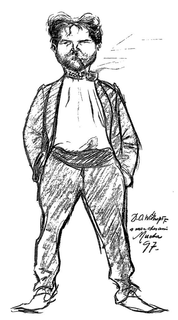 Portrait charge (1897) - Alphonse Mucha Tablo