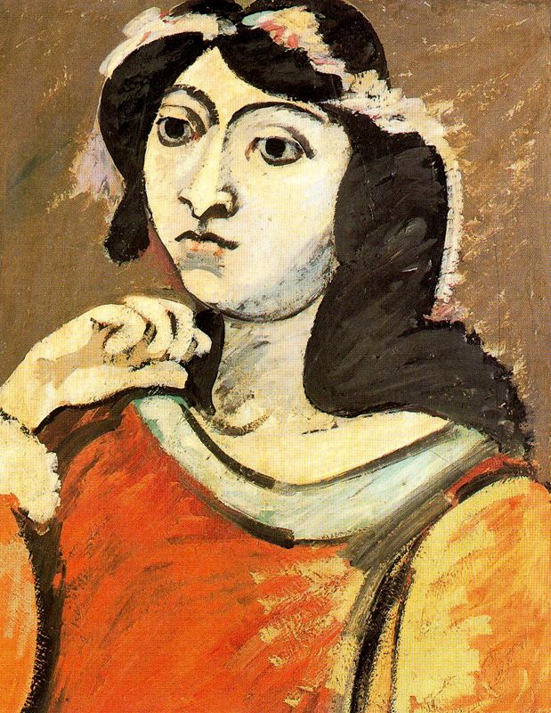 Portrait of Ahko (1937) – Arshile Gorky Tablo