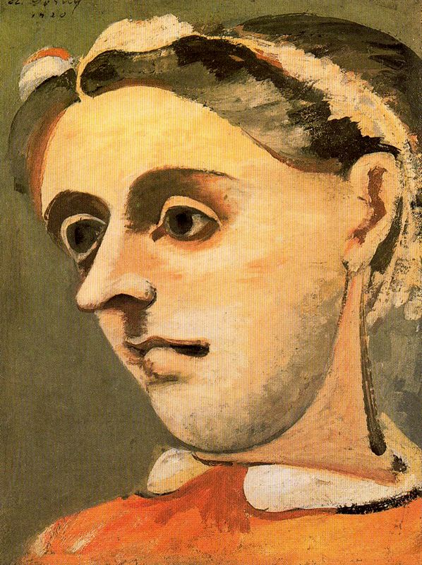 Portrait of Akabi (1936) – Arshile Gorky Tablo