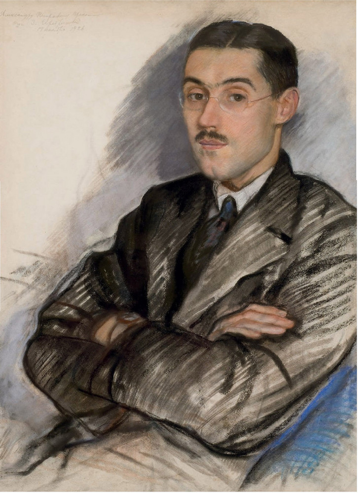 Portrait of Aleksandr Petrovich Prokopenko (1926) – Zinaida Serebriakova Tablo