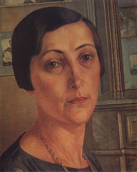 Portrait of Andronikova Halpern (1925) – Zinaida Serebriakova Tablo