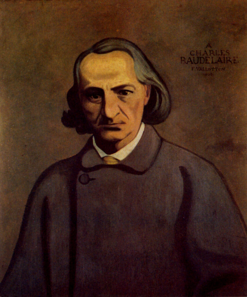 Portrait of Baudelaire (1902) - Félix Vallotton Tablo