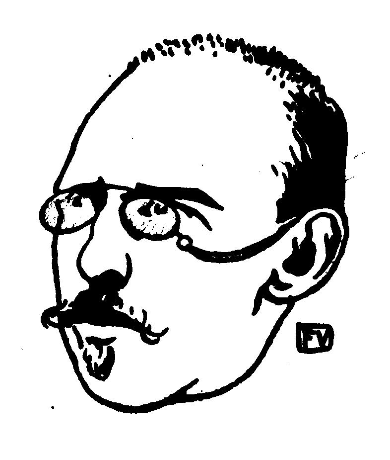 Portrait of Belgian writer George Eekhoud (1896) – Félix Vallotton Tablo