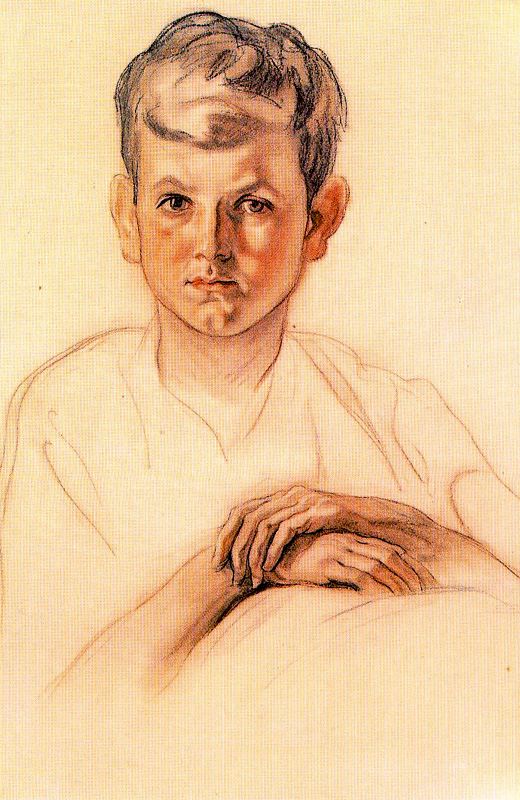 Portrait of Carlos Saenz de Tejada Benvenuti (1941) – Carlos Sáenz de Tejada Tablo
