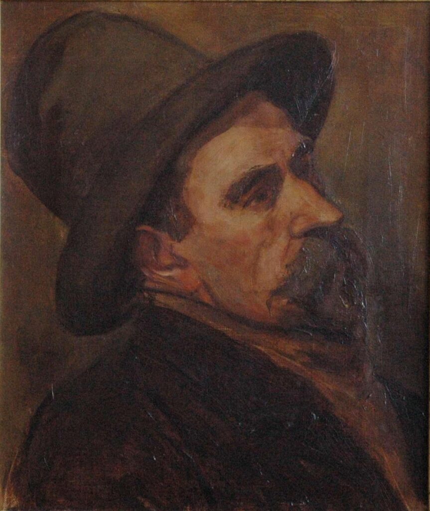 Portrait of Christian Leibbrandt (1906) - Theo van Doesburg Tablo