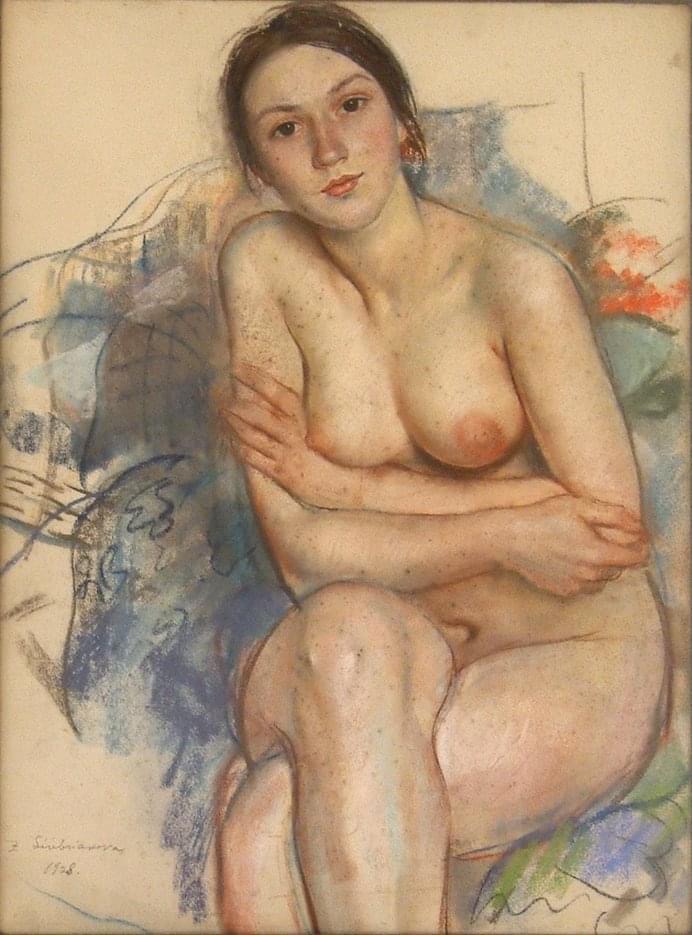 Portrait of Ekaterina Serebriakova (1928) – Zinaida Serebriakova Tablo