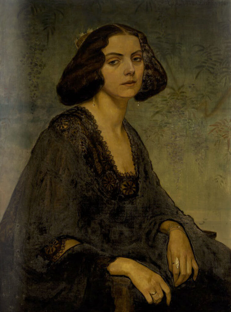 Portrait of Ellen Von Kohl (1906) - Gerda Wegener Tablo