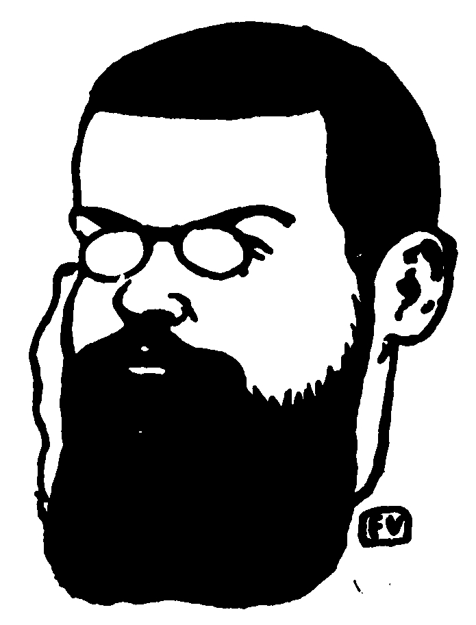 Portrait of French writer André Ferdinand Herold (1896) – Félix Vallotton Tablo