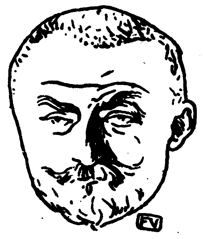 Portrait of French writer Joris Karl Huysmans (1898) – Félix Vallotton Tablo