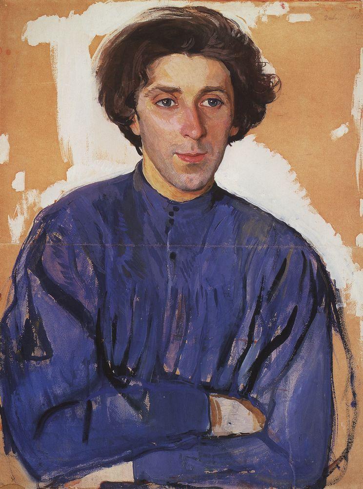 Portrait of G.I. Chulkov (1910) – Zinaida Serebriakova Tablo