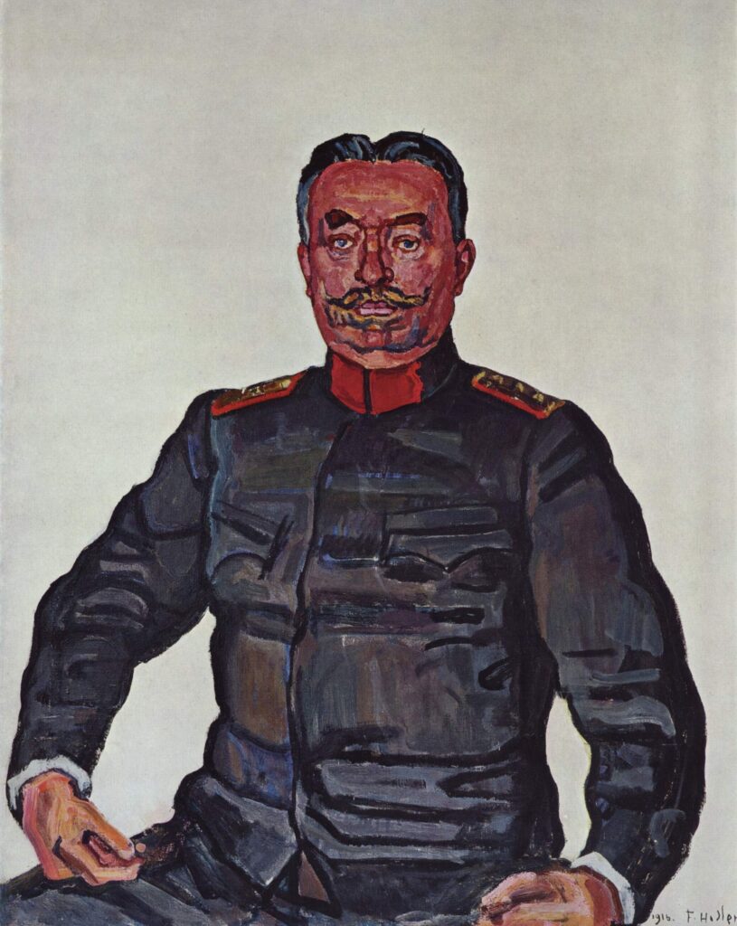 Portrait of General Ulrich Wille (1916) - Ferdinand Hodler Tablo