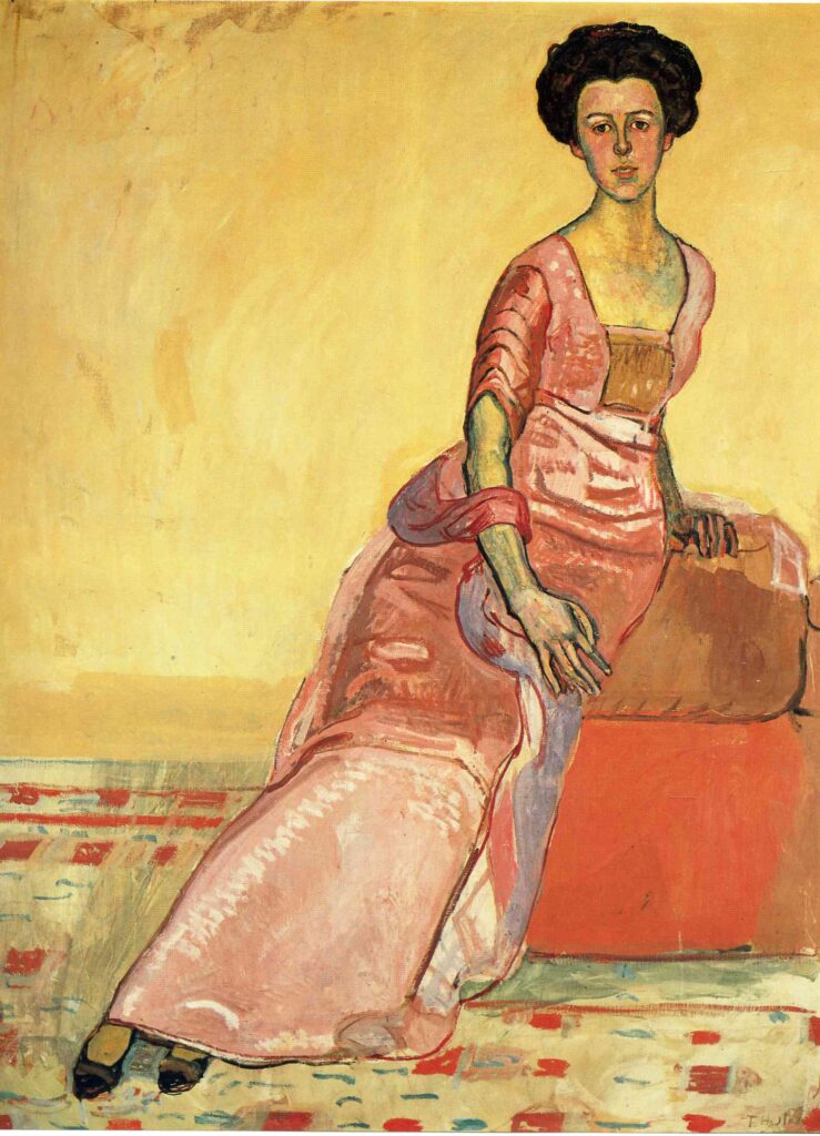 Portrait of Gertrud Muller - Ferdinand Hodler Tablo