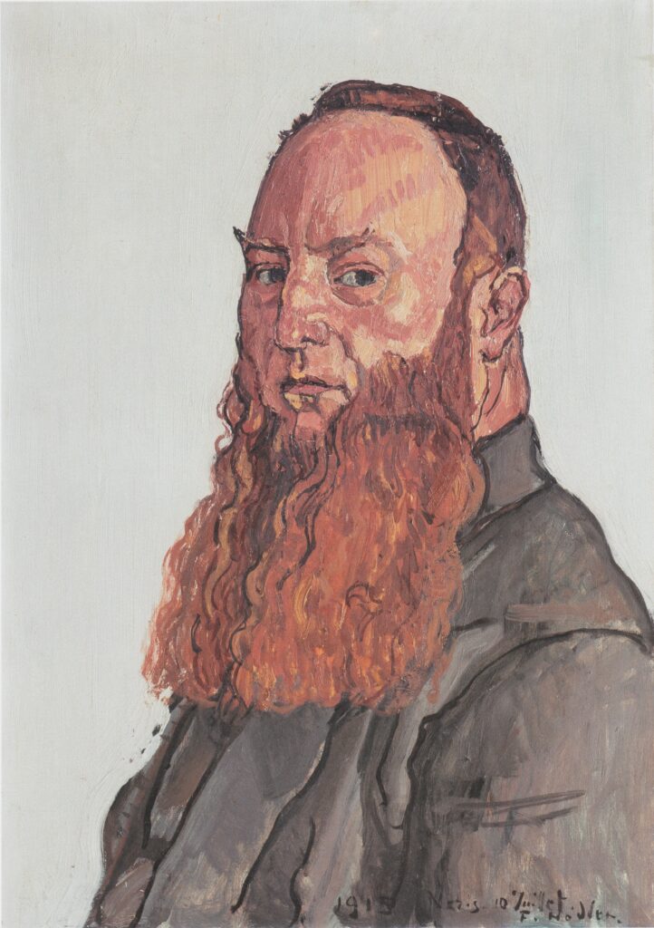 Portrait of James Vibert (1915) - Ferdinand Hodler Tablo