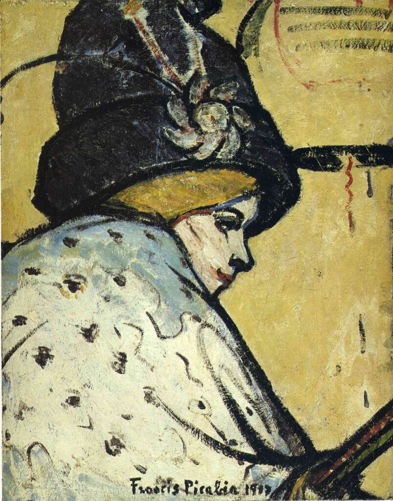 Portrait of Jeanne Marie Bourgeois (1907) - Francis Picabia Tablo