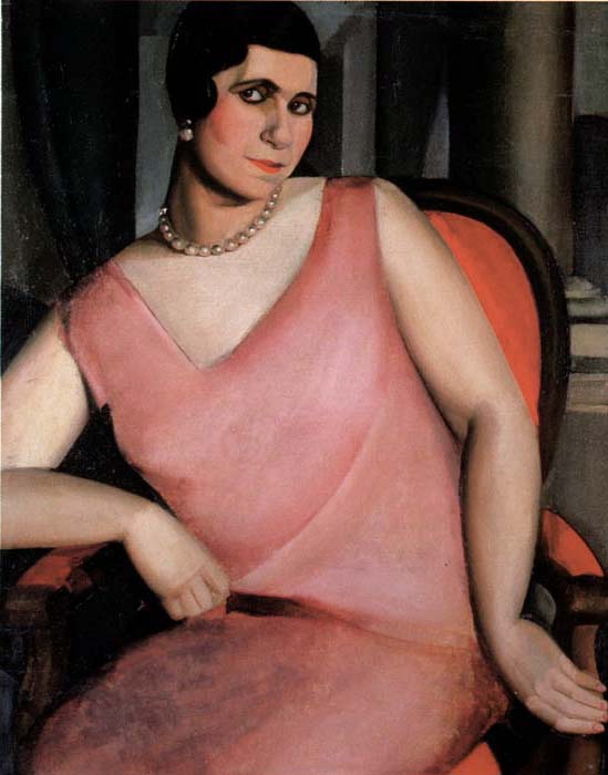 Portrait of Madame Zanetos (1924) – Tamara de Lempicka Tablo