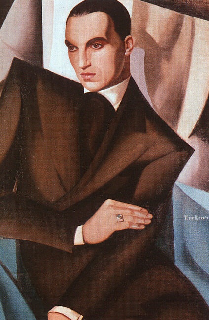 Portrait of Marquis Sommi (1925) – Tamara de Lempicka Tablo
