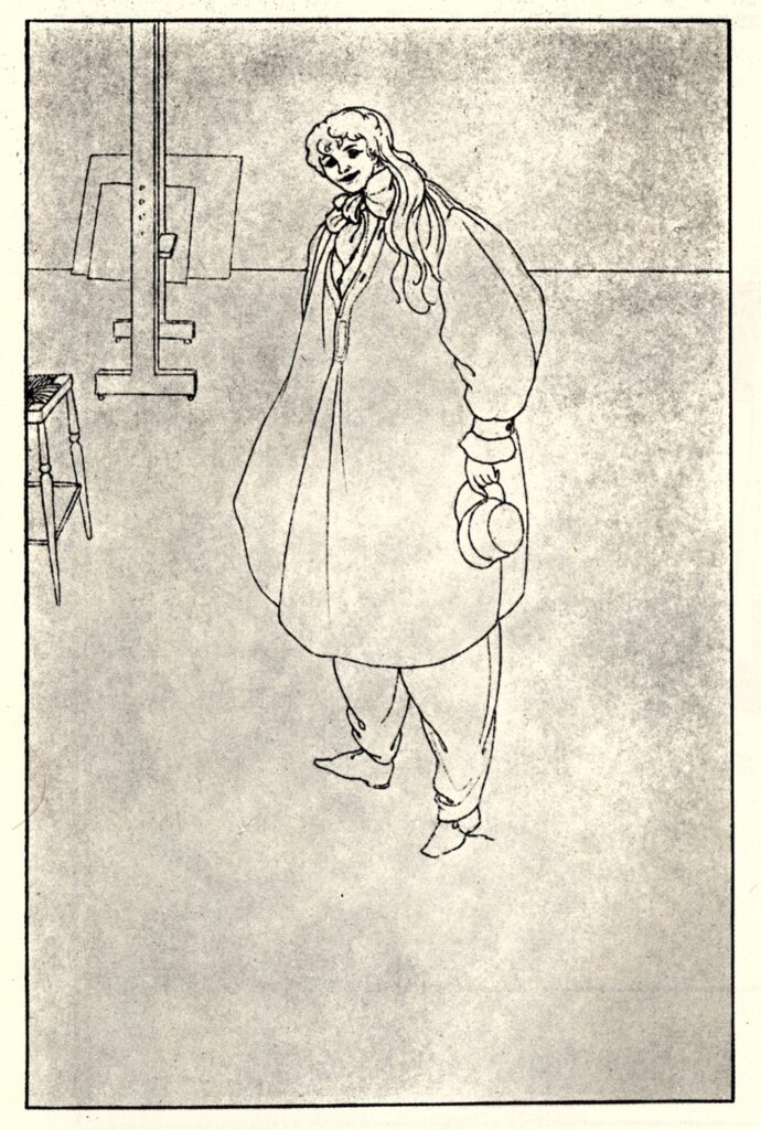 Portrait of Miss Letty Lind – Aubrey Beardsley Tablo