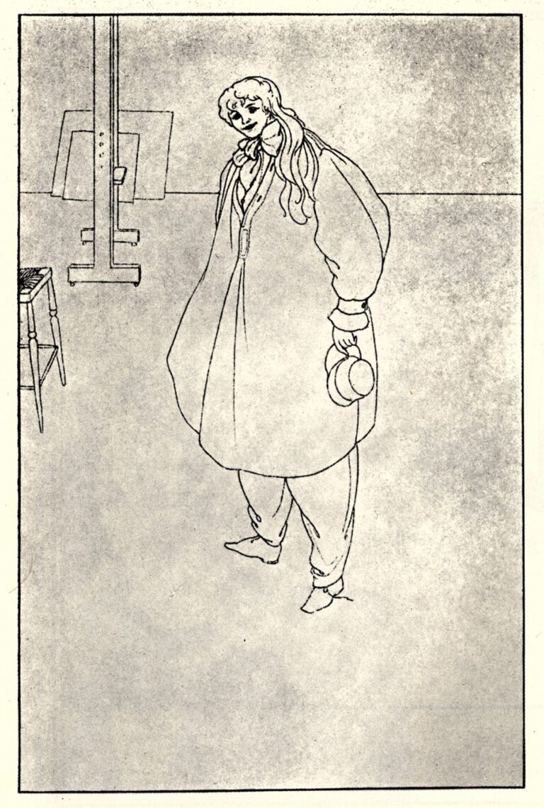 Portrait of Miss Letty Lind – Aubrey Beardsley Tablo