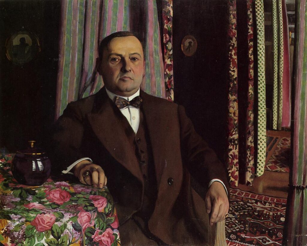 Portrait of Mr. Hasen (1913) - Félix Vallotton Tablo