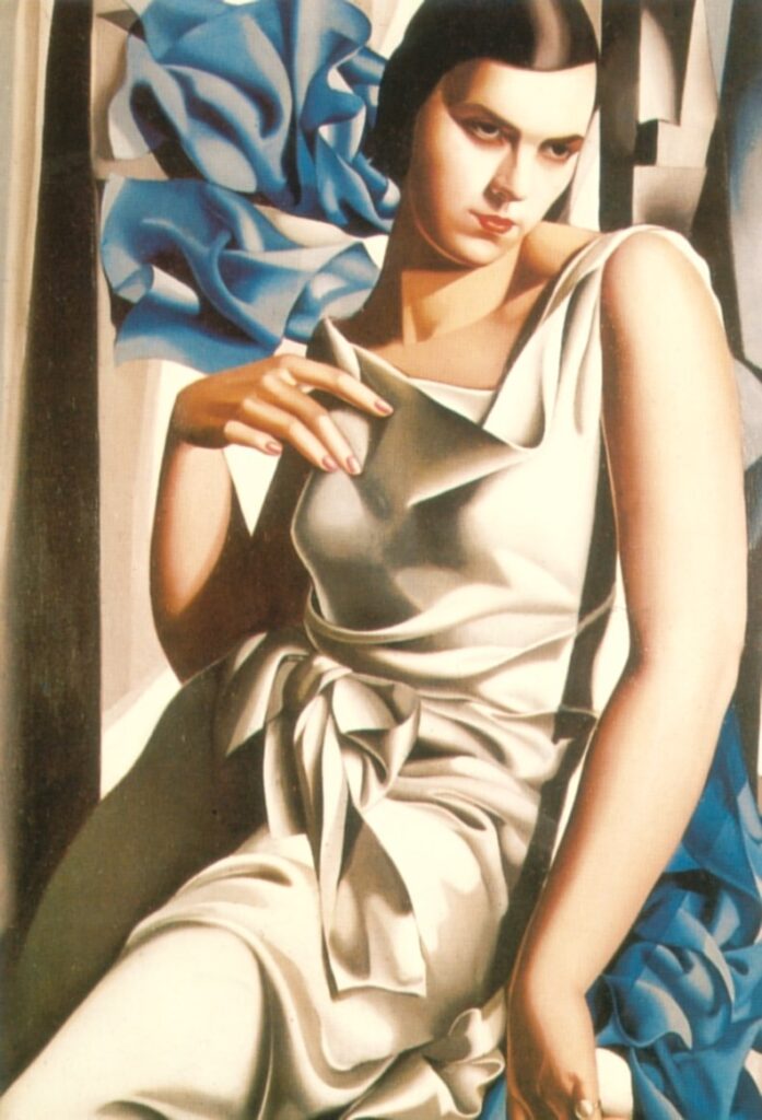 Portrait of Mrs M (1932) - Tamara de Lempicka Tablo