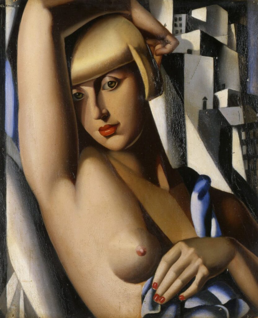 Portrait of Suzy Solidor (1933) - Tamara de Lempicka Tablo