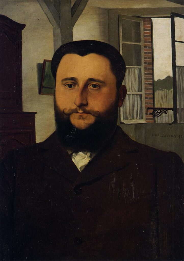 Portrait of Thadee Nathanson (1897) - Félix Vallotton Tablo