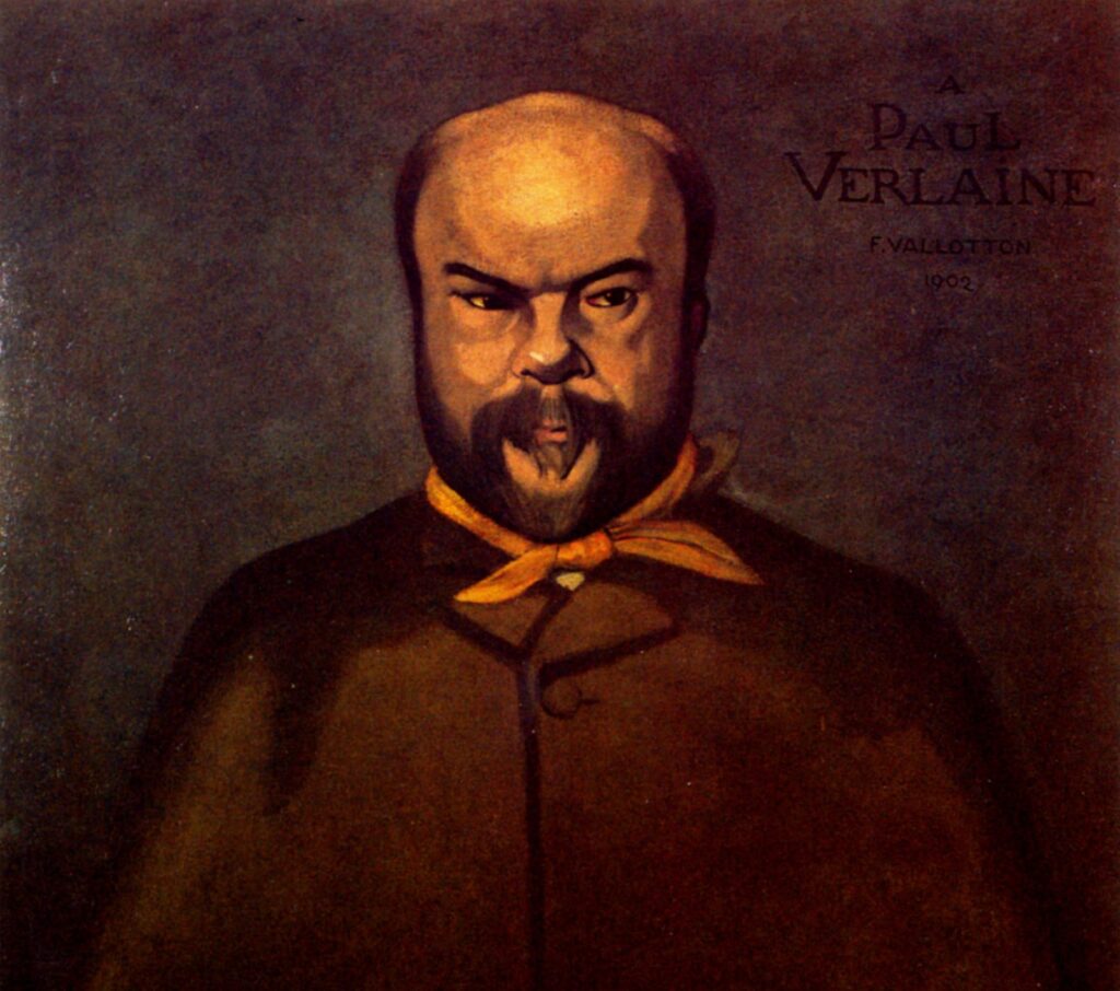 Portrait of Verlaine (1902) - Félix Vallotton Tablo