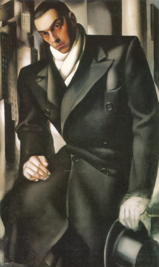 Portrait of a Man or Mr Tadeusz de Lempicki (1928) - Tamara de Lempicka Tablo