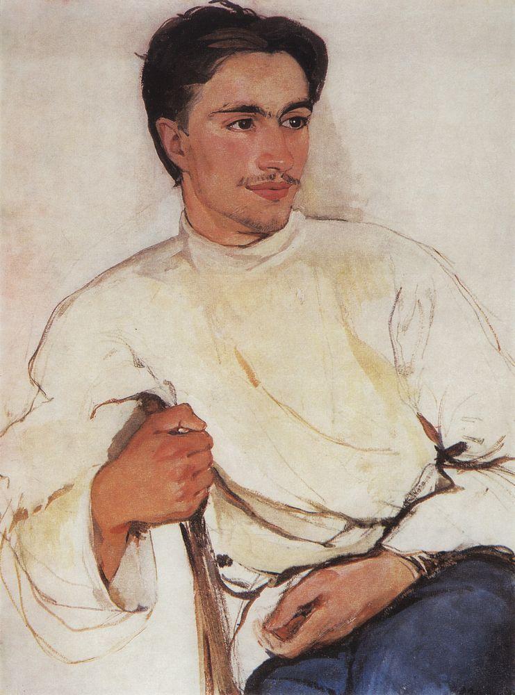 Portrait of a student (1909) – Zinaida Serebriakova Tablo