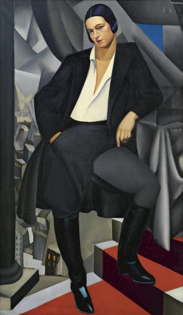 Portrait of the Duchess of La Salle (1925) - Tamara de Lempicka Tablo