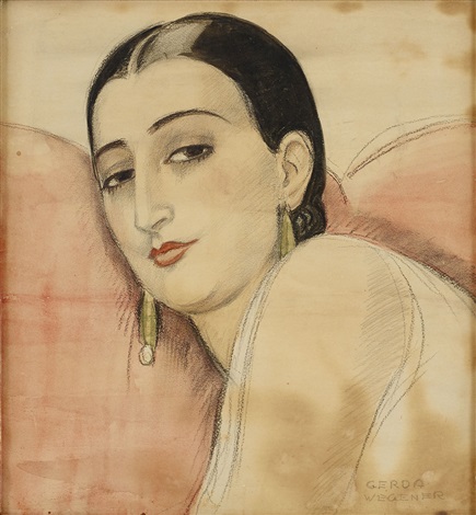 Portrait, Probably Performing Ballet Dancer – Gerda Wegener Tablo